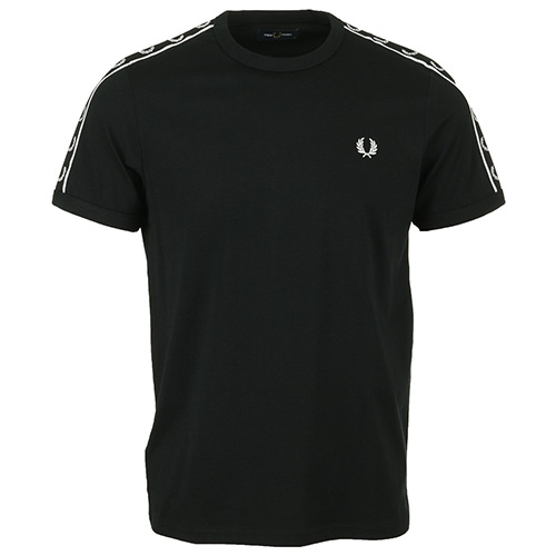 Fred Perry Contrast Tape Ringer T-Shirt - Noir