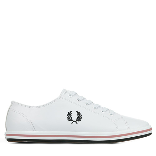 Fred Perry Kingston Leather - Blanc
