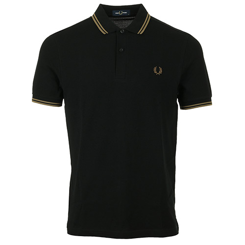 Fred Perry Twin Tipped Shirt - Noir