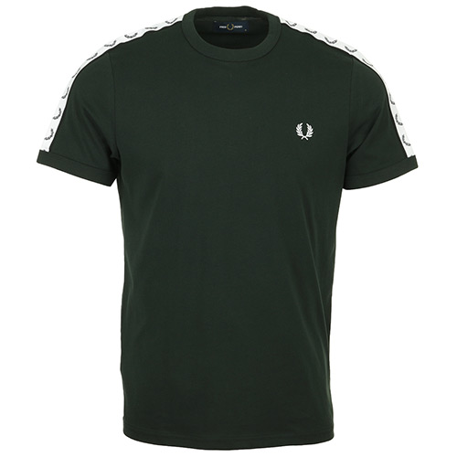 Fred Perry Taped Ringer Tee-Shirt - Vert