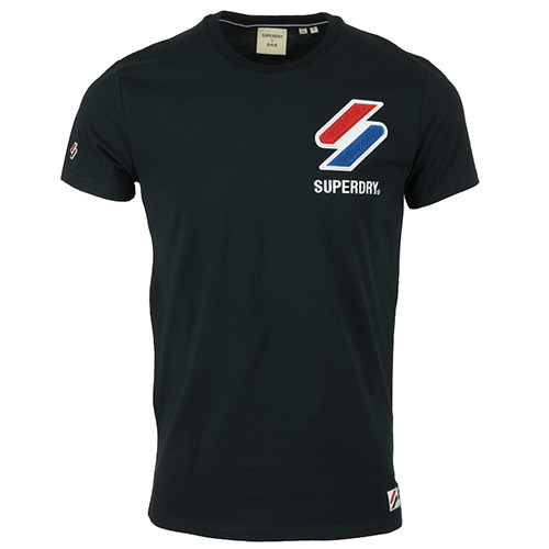 Superdry Sportstyle Chenille Tee - Bleu marine