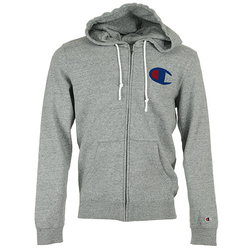 Champion Hooded Full Zip Sweatshirt - Gris