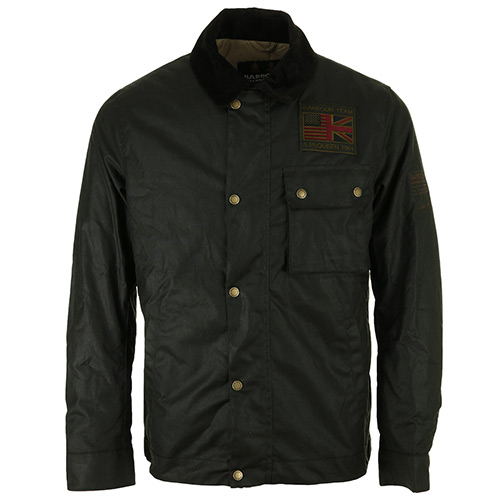 Barbour Steve Mcqueen Workers Wax Jacket - Vert olive