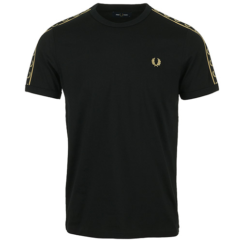 Fred Perry Contrast Tape Ringer T-Shirt - Noir