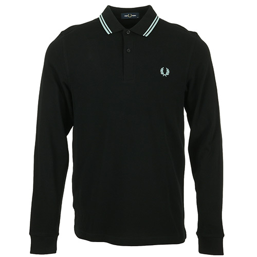 Fred Perry LS Twin Tipped Shirt - Noir