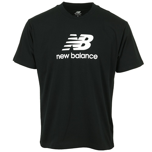 New Balance Essentials Stacked Logo Tee - Noir