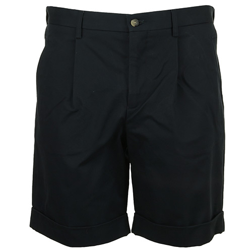 Éditions M.R Pleated Short - Bleu marine