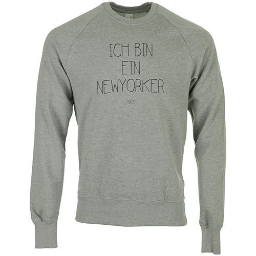 Civissum Ich Bin Ein Newyorker Sweat - Gris