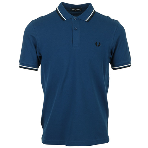 Fred Perry Twin Tipped Shirt - Bleu