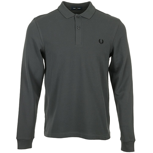 Fred Perry LS Plain Shirt - Gris