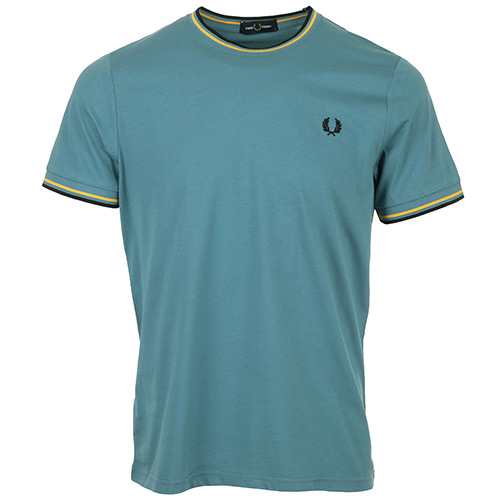 Fred Perry Twin Tipped T-Shirt - Bleu clair