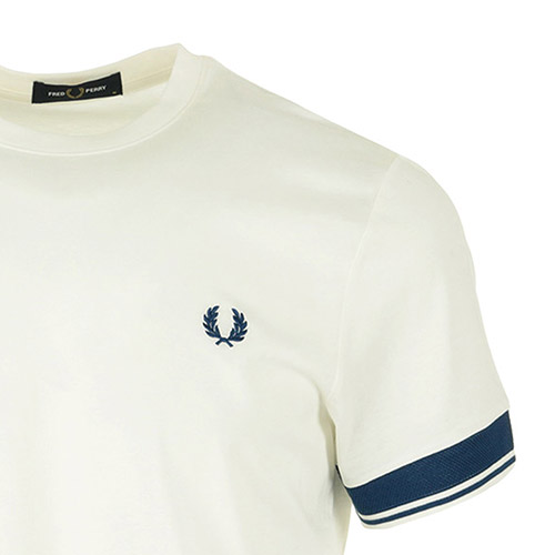 Fred Perry Contrast Cuff T-Shirt