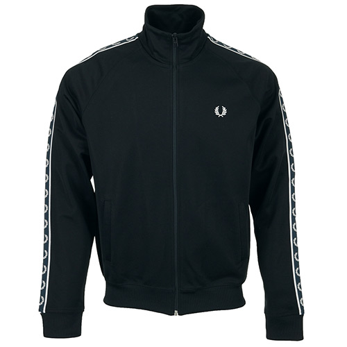 Fred Perry Contrast Tape Track Jacket - Bleu marine