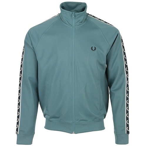 Fred Perry Contrast Tape Track Jacket - Bleu