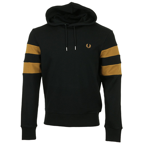 Tipped Sleeve Hooded Sweat