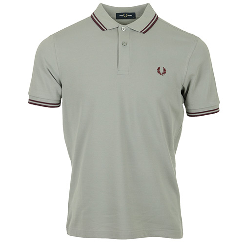 Fred Perry Twin Tipped Shirt - Gris