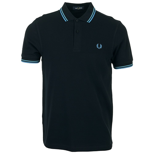 Fred Perry Twin Tipped Shirt - Bleu marine