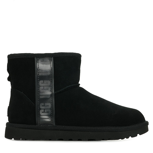 UGG Classic Mini Side Logo II - Noir