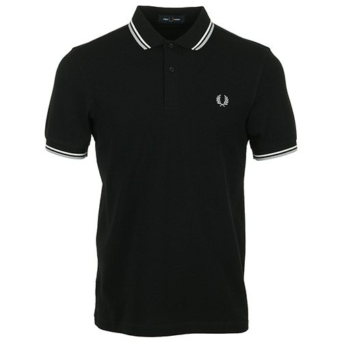 Fred Perry Twin Tipped Shirt - Noir