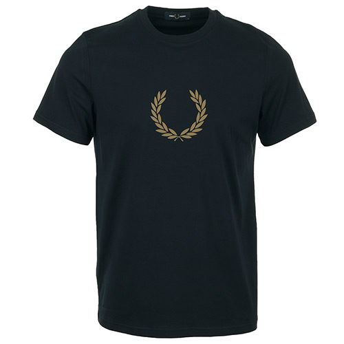 Fred Perry Laurel Wreath Graphic T-Shirt - Bleu marine