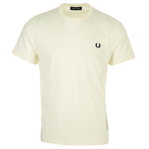 Fred Perry Ringer T-Shirt - Ecru