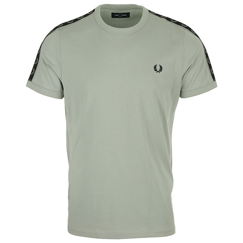 Fred Perry Contrast Tape Ringer T-Shirt - Gris