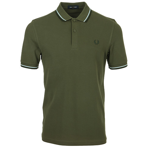 Fred Perry Twin Tipped Shirt - Vert