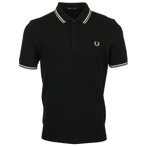 Fred Perry Twin Tipped Shirt - Noir