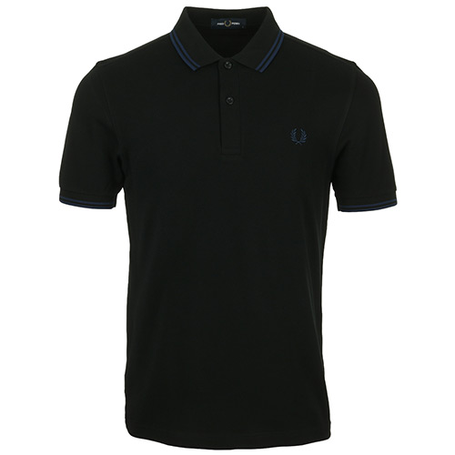 Fred Perry Twin Tipped Shirt - Noir