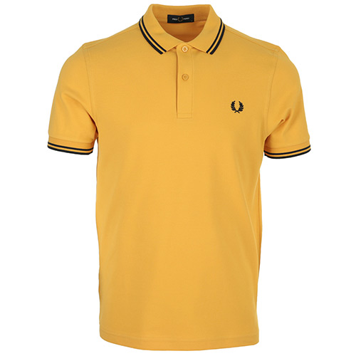 Fred Perry Twin Tipped Shirt - Jaune