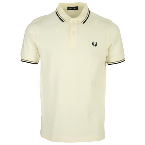 Fred Perry Twin Tipped Shirt - Beige