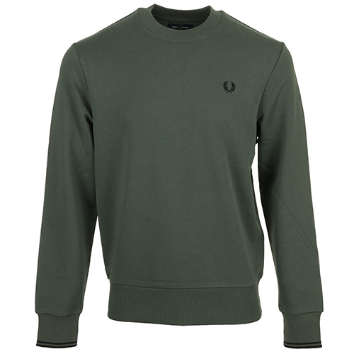 Fred Perry Crew Neck Sweatshirt - Vert olive