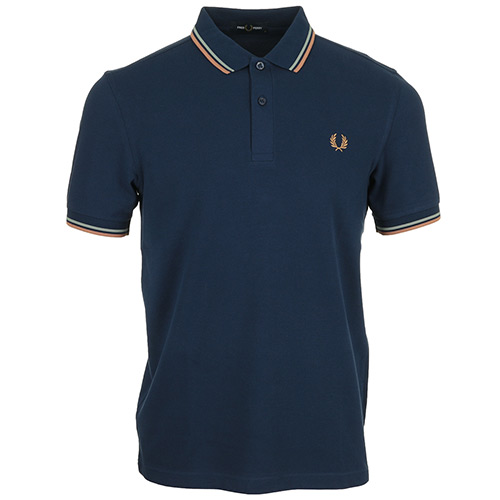 Fred Perry Twin Tipped Shirt - Bleu marine