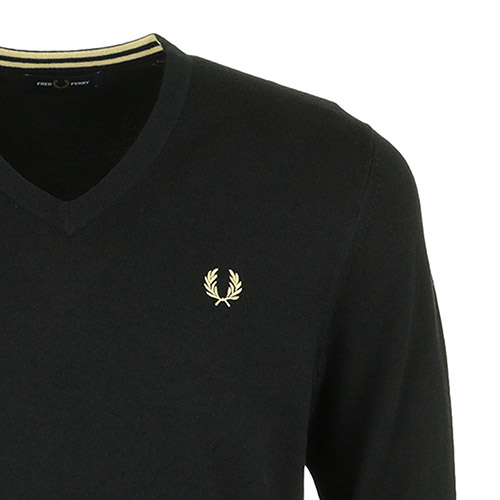 Fred Perry Classic V Neck Jumper