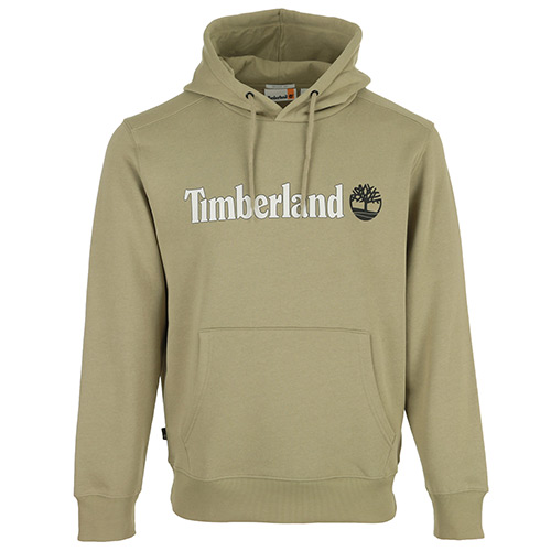 Timberland Linear Logo Hoodie - Beige