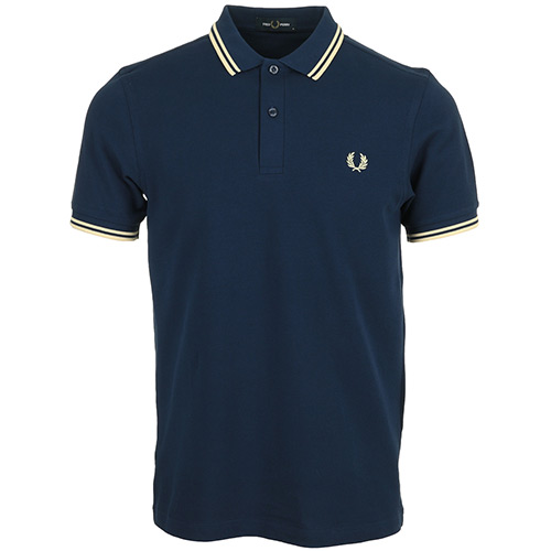 Fred Perry Twin Tipped Shirt - Bleu marine