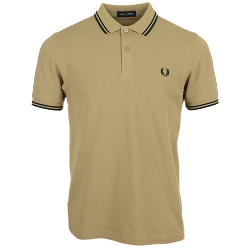 Fred Perry Twin Tipped Shirt - Brun