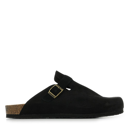 Natural World Bio Slipper Suede - Noir