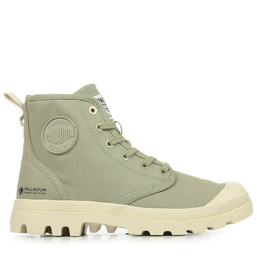 Palladium Pampa Hi Zip Organic - Vert clair