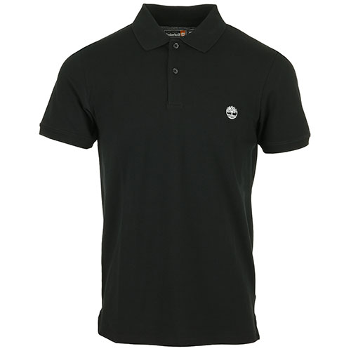 Timberland Short Sleeve Stretch Polo - Noir