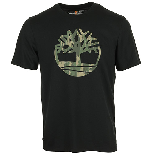 Timberland Camo Tree Logo Short Sleeve - Noir