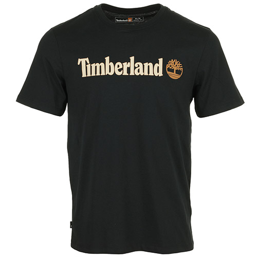 Timberland Linear Logo Short Sleeve - Noir