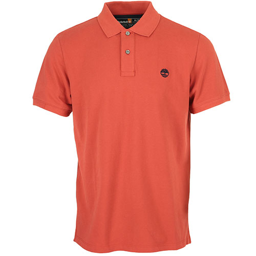 Timberland Pique Short Sleeve Polo - Rouge