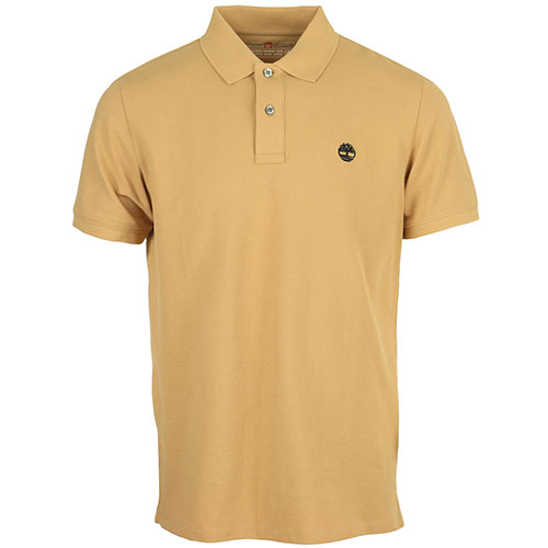 Timberland Pique Short Sleeve Polo - Beige