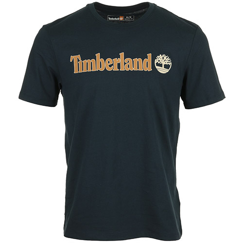 Timberland Linear Logo Short Sleeve - Bleu marine