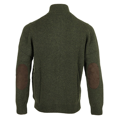 Barbour Patch Zip Through Knitted Jumper