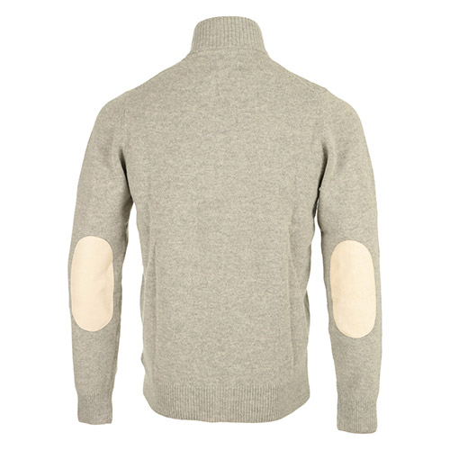 Barbour Patch Zip Through Knitted Jumper