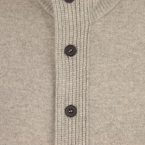 Barbour Patch Zip Through Knitted Jumper