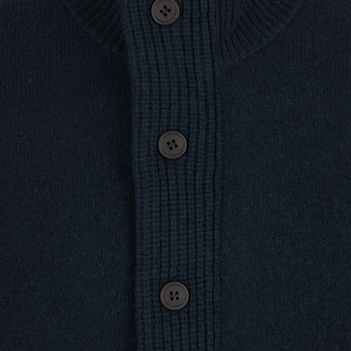 Barbour Patch Zip Through Knitted Jumper
