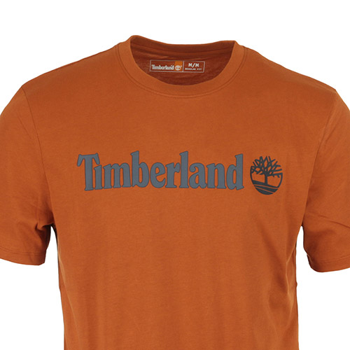 Timberland Linear Logo Short Sleeve